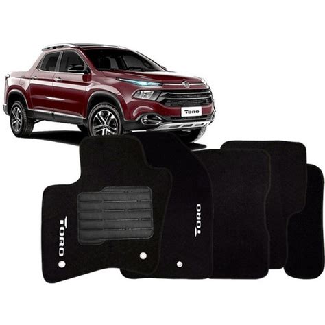 Tapete Fiat Toro Logo Bordado Personalizado Shopee Brasil