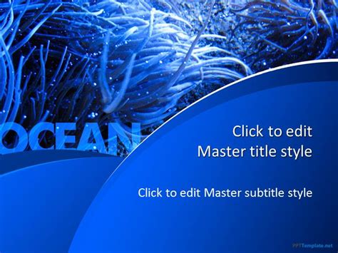 Free Blue Ocean PPT Template