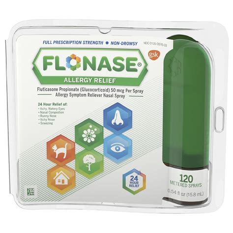 Flonase 24 Hour Allergy Relief Nasal Spray 120 Metered Sprays Walgreens