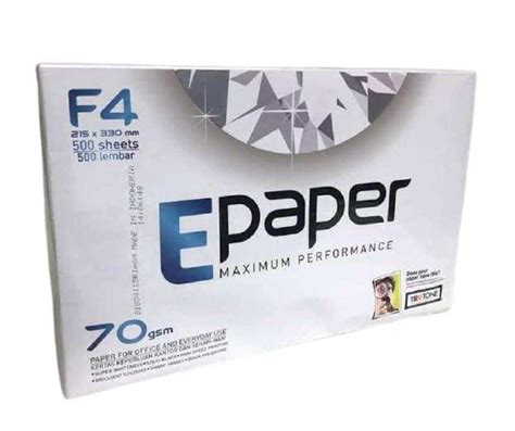 Kertas Hvs F4 75 Gsm E Paper Lazada Indonesia