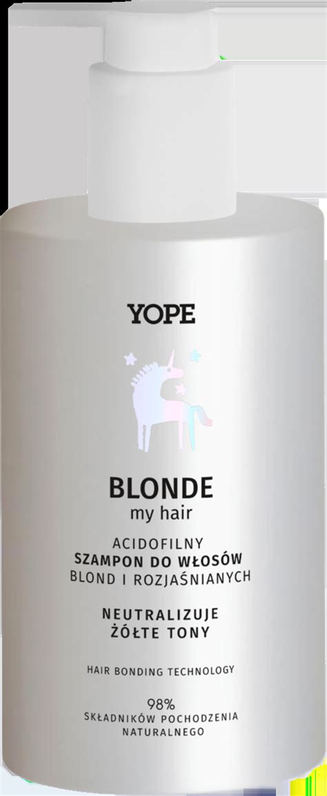 Yope Blonde My Hair Szampon Do W Os W Ml Drogeria Rossmann Pl