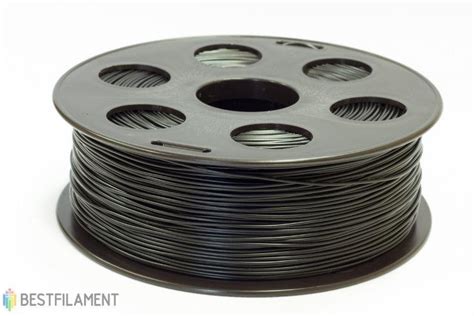 PLA пластик Bestfilament 2.85 мм для 3D-принтеров, 1 кг черный