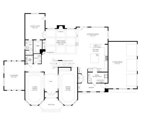 The Horseshoe Mediteranean Style Home Plan