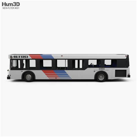 New Flyer D40lf Bus 2010 3d Model Vehicles On Hum3d
