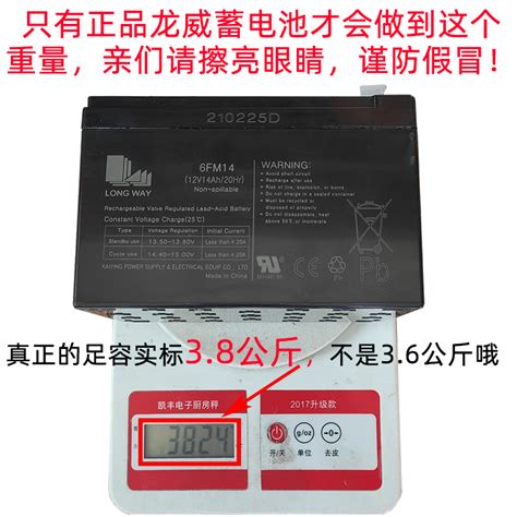 LONGWAY Longwei battery 6FM14 (12V14Ah/20Hr) UPS fire alarm power ...