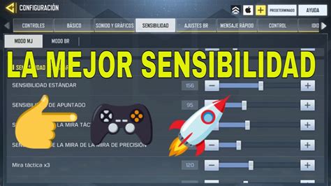 Como Poner La Mejor SENSIBILIDAD En Cod Mobile COMO Configurar Tu