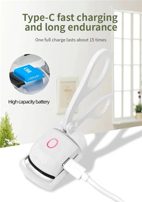 Электрическая плойка для ресниц с зарядкой от USB | AliExpress