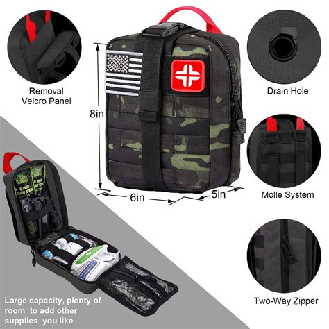 Snapklik.com : LUXMOM Survival Kit And First Aid Kit, 142Pcs ...