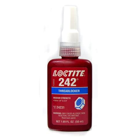 24231 Loctite Threadlocker 50 Ml Bottle None