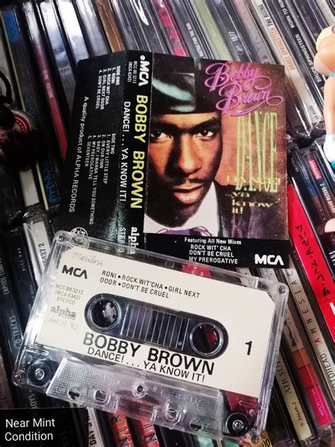 Bobby Brown Dance Ya Know Cassette Tape Original Cassette Tapes For