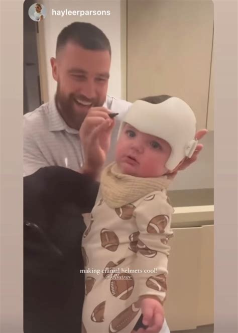 Travis Kelce Has Cute Moment With Chandler Parsons Baby After Golf