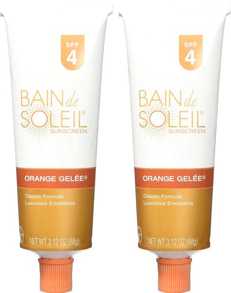 Bain De Soleil Bain De Soleil Gelee Sunscreen Spf 4 312 Oz Tube Pack