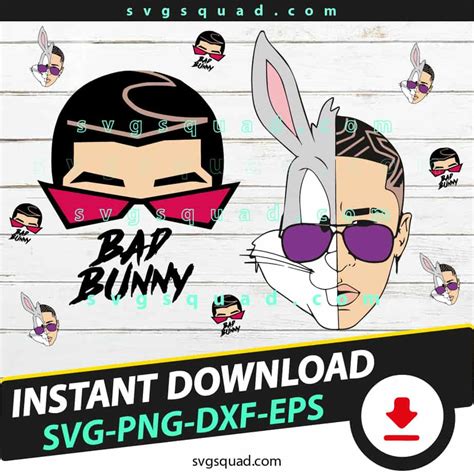 Bad Bunny Svg For Cricut