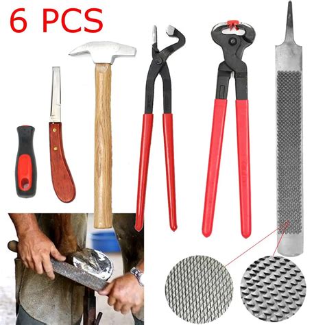 6 шт./компл. товары для ухода за лошадьми с лошадкой; кузнеца копыта с ...