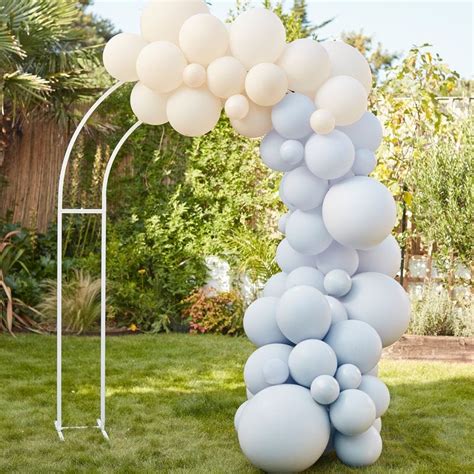 Blue And Nude Balloon Arch Kit Balloons Party Delights