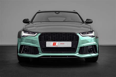 Bkm Upgrade Front Bumper With Full Led Headlights Kit Fits Audi A6s6