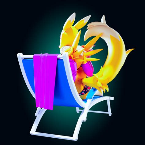 Archivo D Renamon Sand A Bikini Modelo D Print Dise O Imprimible En D Para Descargarcults