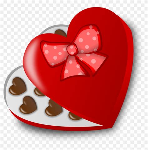 Box Of Chocolates Clip Art Valentines Candy Clipart Free