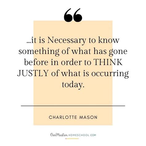 Charlotte Mason Necessary Things Quote