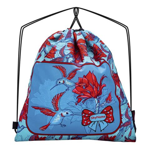 Мешок для обуви для девочек SkyName M-126 (для сменной обуви в школу ...