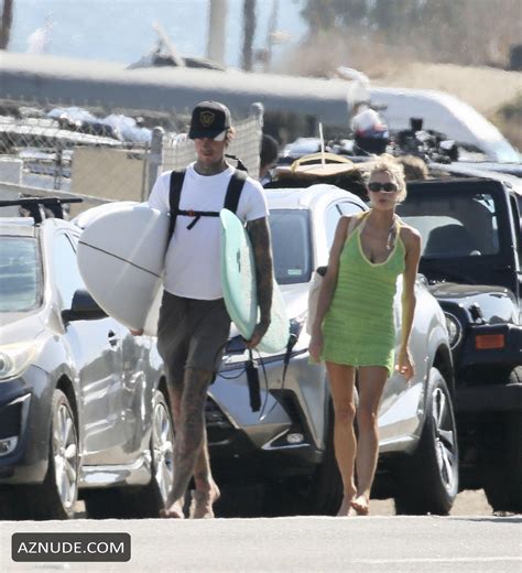 Charlotte McKinney Sexy Shows Off Her Bikini Body During A Trip To The Beach In LA AZNude