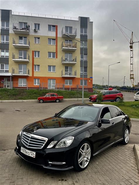 Забрал бампер с покраски — Mercedes-Benz E-class (W212), 1,8 л, 2012 ...