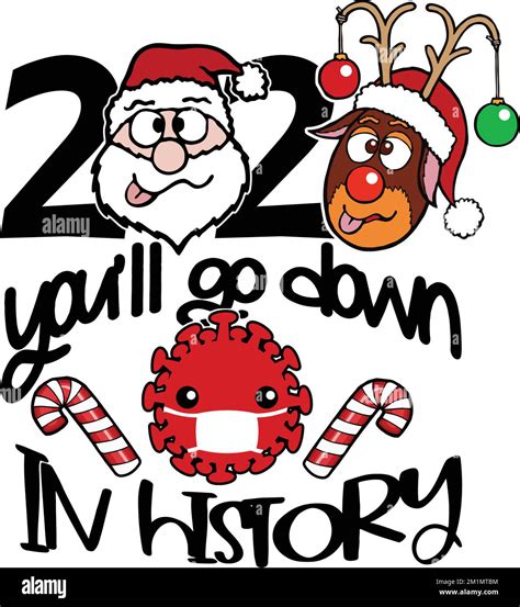 Funny 2020 Christmas Expression Stock Vector Image And Art Alamy