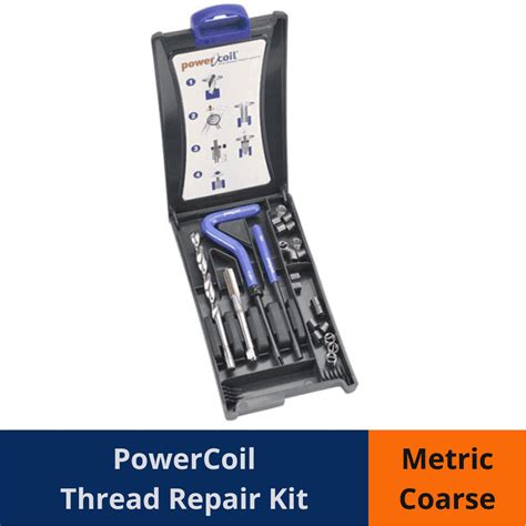 Powercoil Thread Repair Kit Metric Coarse Gold Coast Bolt In