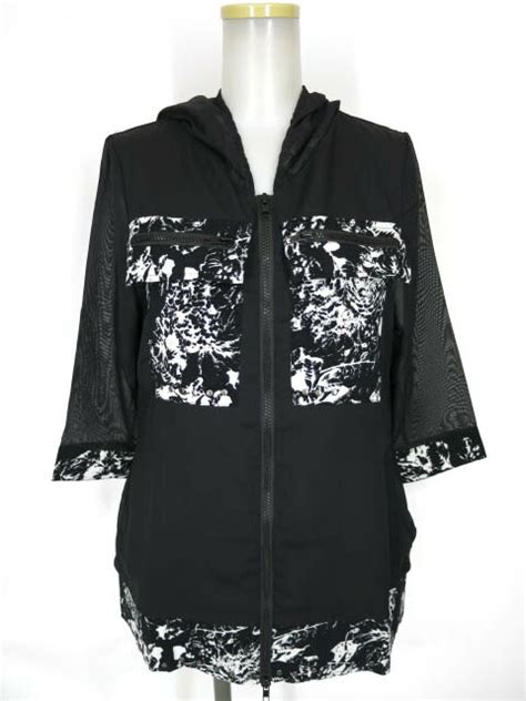 楽天市場中古 SEX POT 総柄切替シースルー七分袖ジップパーカー セックスポット B64842 2412Tokyo Alice 楽天市場店