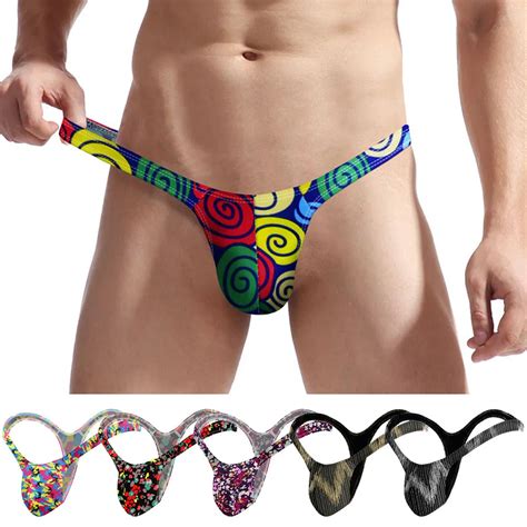 Sexy Men S String Thong Erotic Gay Men Briefs Lingerie Tangas Underpants Hombre Slip Male Mini