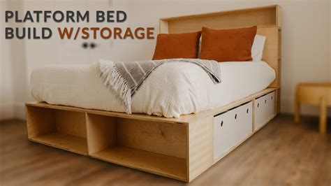How to build a platform storage bed - Builders Villa