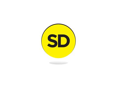 Initial Sd Luxury Circle Logo Creative Sd Logo Icon Design For Shop