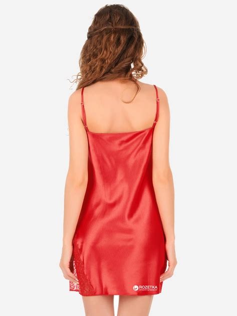 Ночная рубашка Martelle Lingerie M 102 атлас 34 XS Красная MAR102055A Брендовая одежда