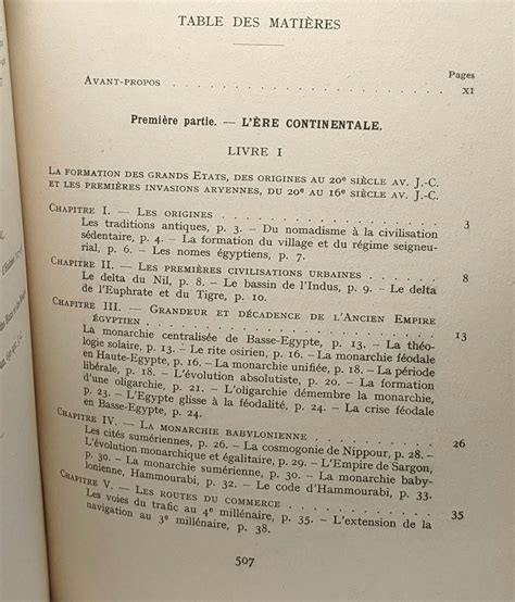 Les Grands Courants De L Histoire Universelle Tome I Et Ii I Des