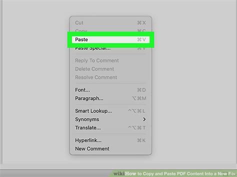 3 Ways To Copy And Paste Pdf Content Into A New File Wikihow