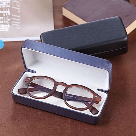 Buy Classic Solid Eyeglass Cases Metal Eyeglasses Sunglasses Case Business Type