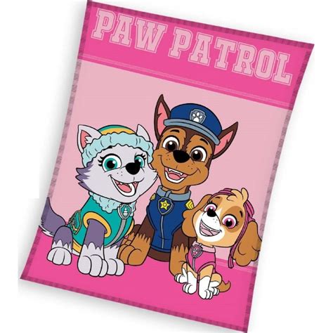 Plaid Polaire Paw Patrol