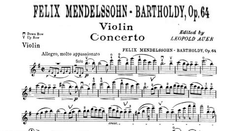 Mendelssohn Violin Concerto E Minor Piano Accompaniment Youtube