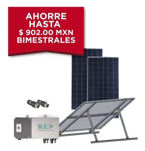 Kit Solar Interconexión 550 W De Potencia 220 Vca Y Microinversores