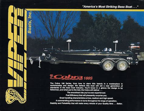 Viper Cobra Bass Poster Brochure Sailinfo I
