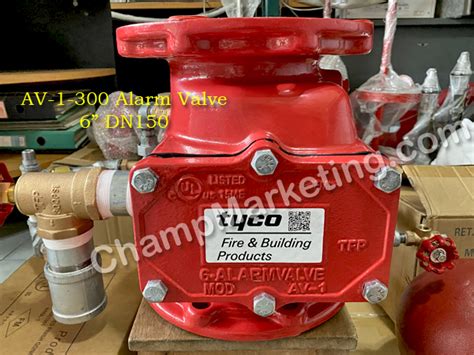 Tyco Av Alarm Valve With Retard Chamber And Valve Trim