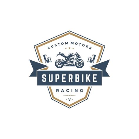 Sport Motorcycle Logo Template Design Element 44578637 Vector Art At