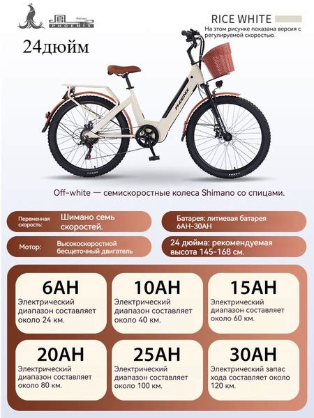 PHOENIX Электровелосипед 2024, 400 Вт - купить с доставкой по выгодным ...