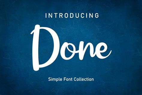 Done Font By Shiddiqart · Creative Fabrica