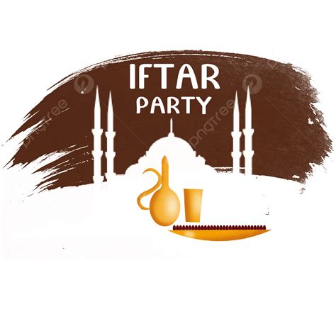 Iftar Ramadan Party White Transparent Iftar Party Ramadan Mubarak