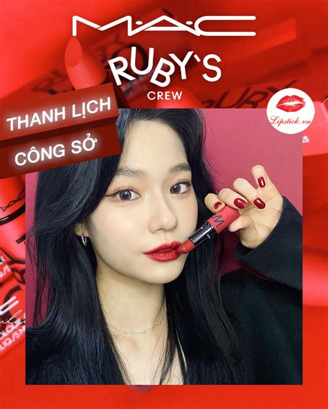 Son Mac New Ruby Woo M U Thu N Rubys Crew Hot M I Nh T