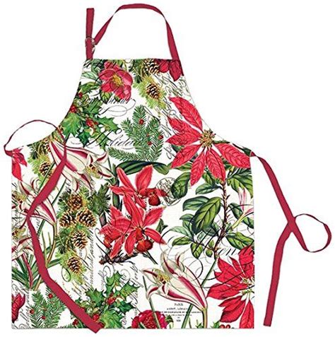 Michel Design Works Cotton Chef Apron Holiday Michel Des Chef