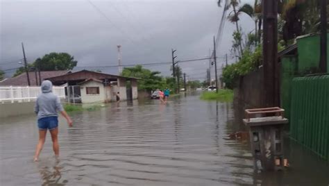 Temporal Provoca Alagamentos Nos Munic Pios Do Litoral Do Paran