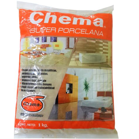 Porcelana Chema Super Porcelana Corona Marron 1kg Distribuidora