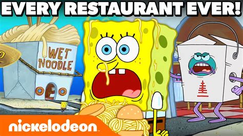 Every Restaurant Ever In Bikini Bottom SpongeBob Nicktoons YouTube